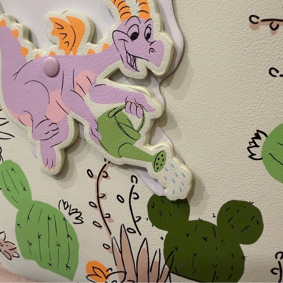 NWT Disney Parks Loungefly Figment watering can Epcot Flower Garden 2023 - Picture 9 of 9